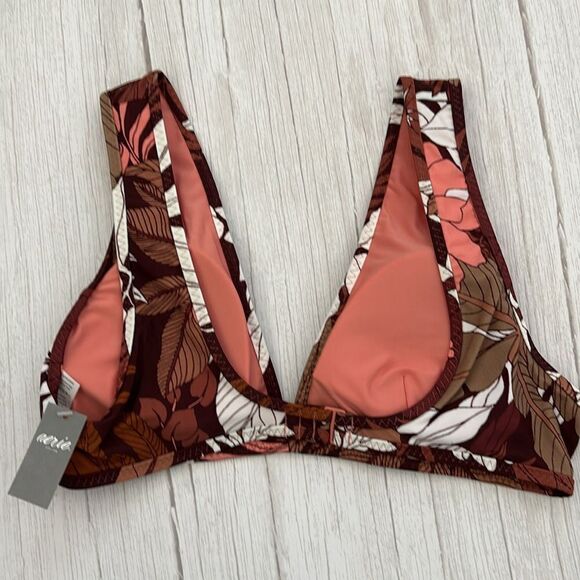 Aerie Floral Bikini Top NWT - Picture 3 of 7